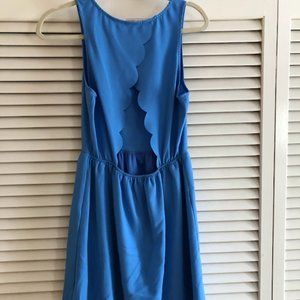 Everly dress with Scalloped open back